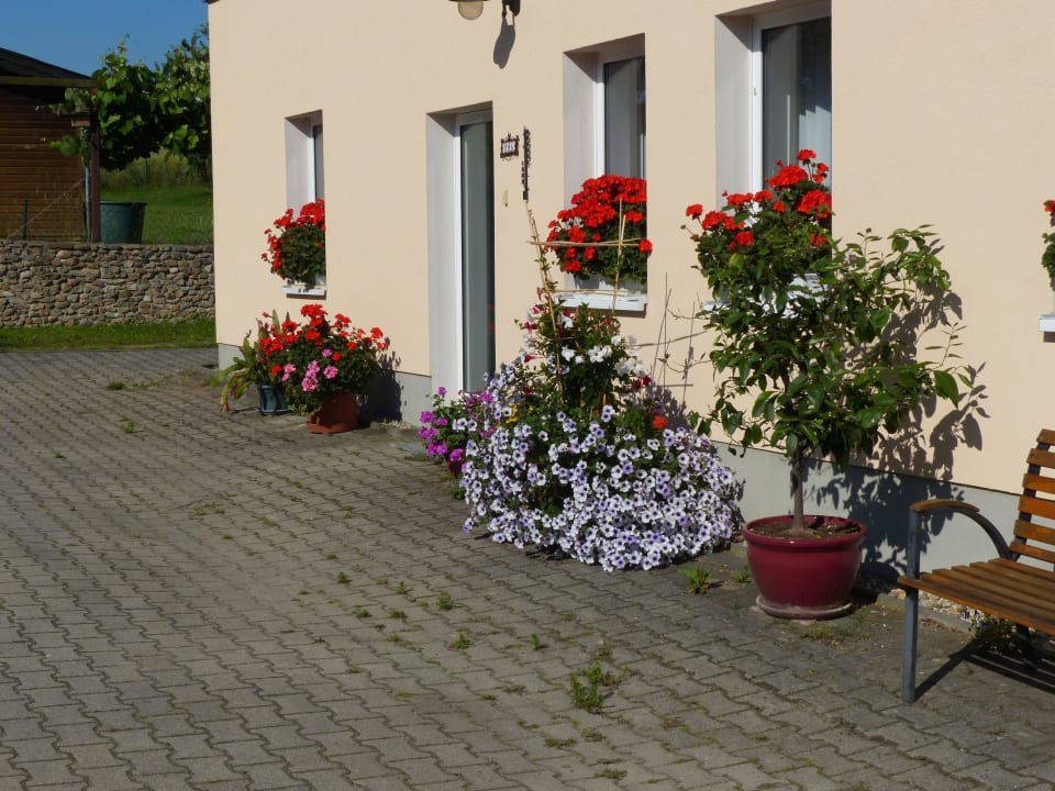 Eingang Pension An den Linden