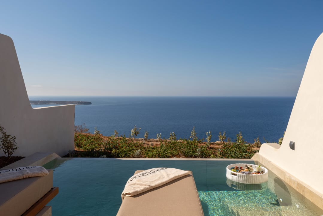 Ausblick Santo Mine Oia Suites