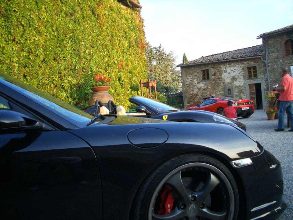 Innenhof Hotel Fattoria Castelvecchi