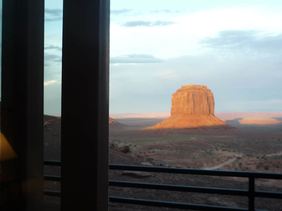 Aussicht vom Hotelzimmer am morgen The View Hotel