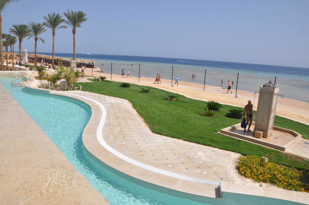 Blick vom Spapool zum Palacestrand Makadi Spa - Adults only
