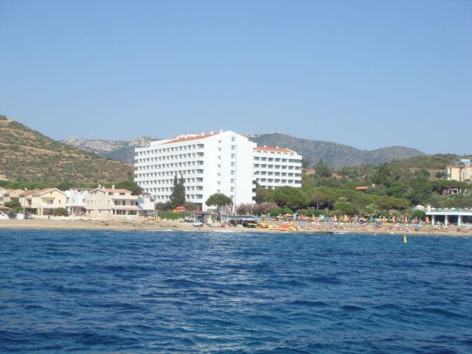 vom Schiff aus. Hotel Grand Efe