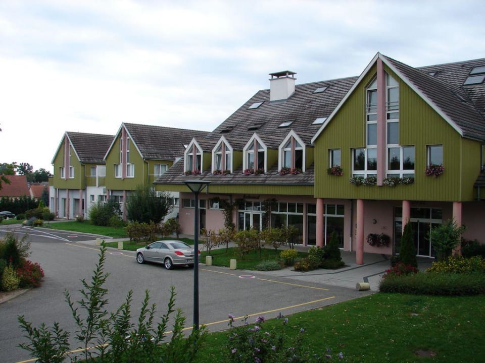 Außenansicht Eingang Hotel Elsass Residence