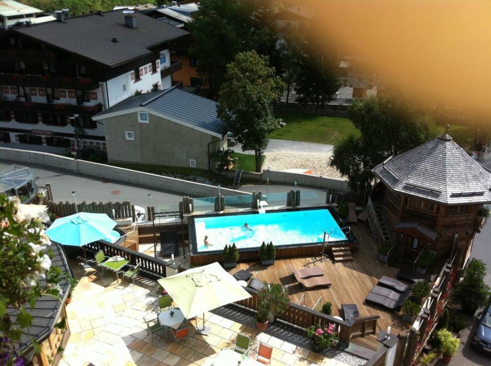 Pool draussen The Alpine Palace