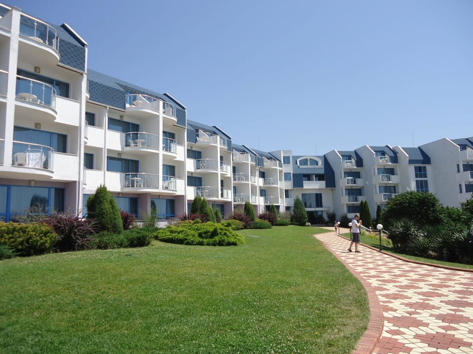 Blick auf das Gebäude Hotel Sineva Beach