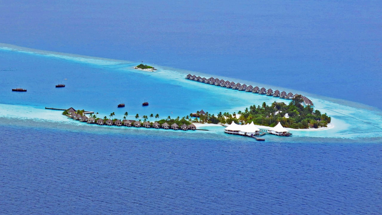 Im Anflug Safari Island Maldives