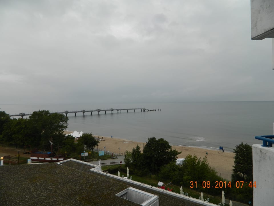 Blick vom Balkon zur Seeseite  Vienna House by Wyndham Amber Baltic Miedzyzdroje