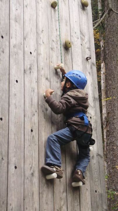 Kletterwand POST Family Resort