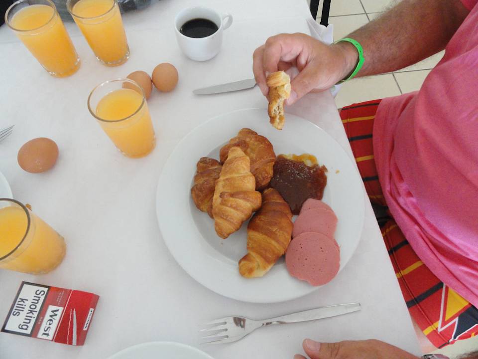 So sah das Frühstück aus The Club Hammamet