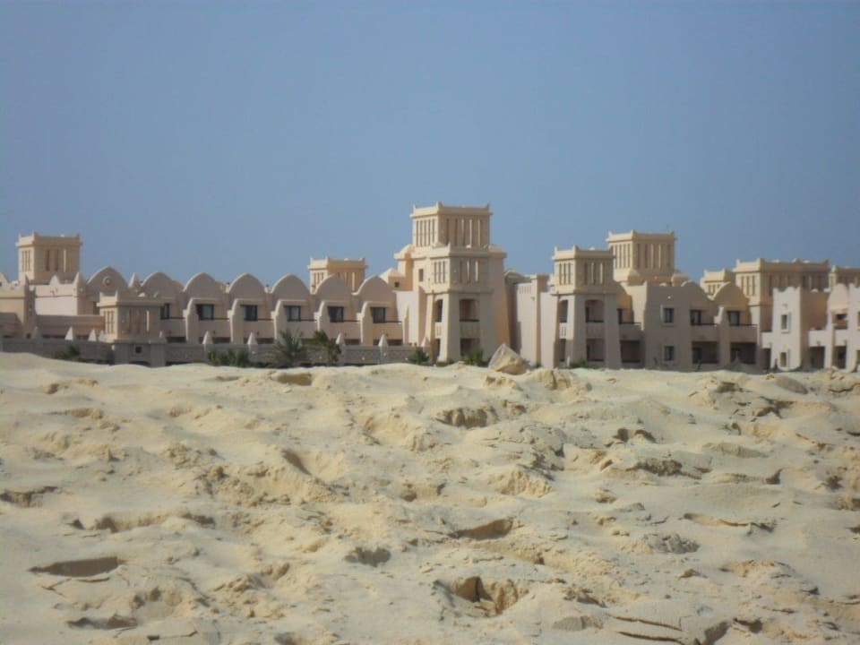 Blick vom Strand Hotel Riu Touareg