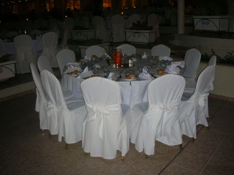 Tischdeko bei einer Hochzeit Rodos Palladium Leisure & Wellness