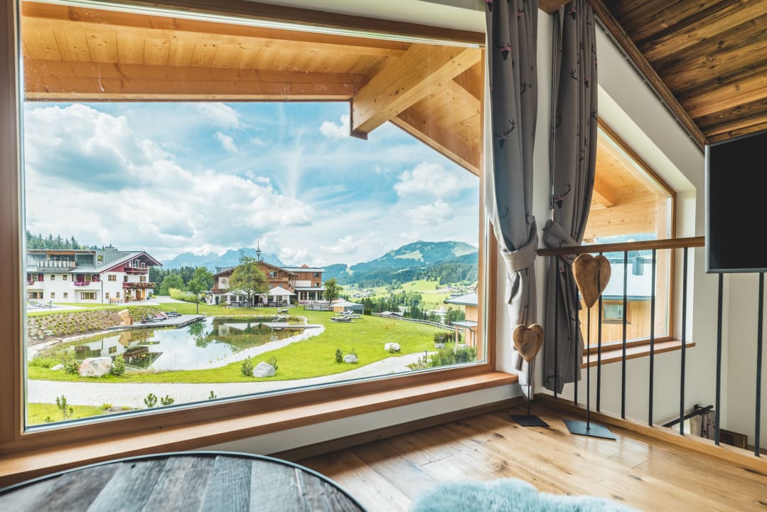 Ausblick Hotel Chalets Grosslehen