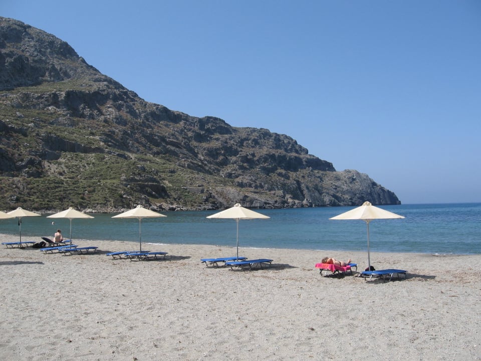 Impressionen am Strand Alianthos Garden Hotel