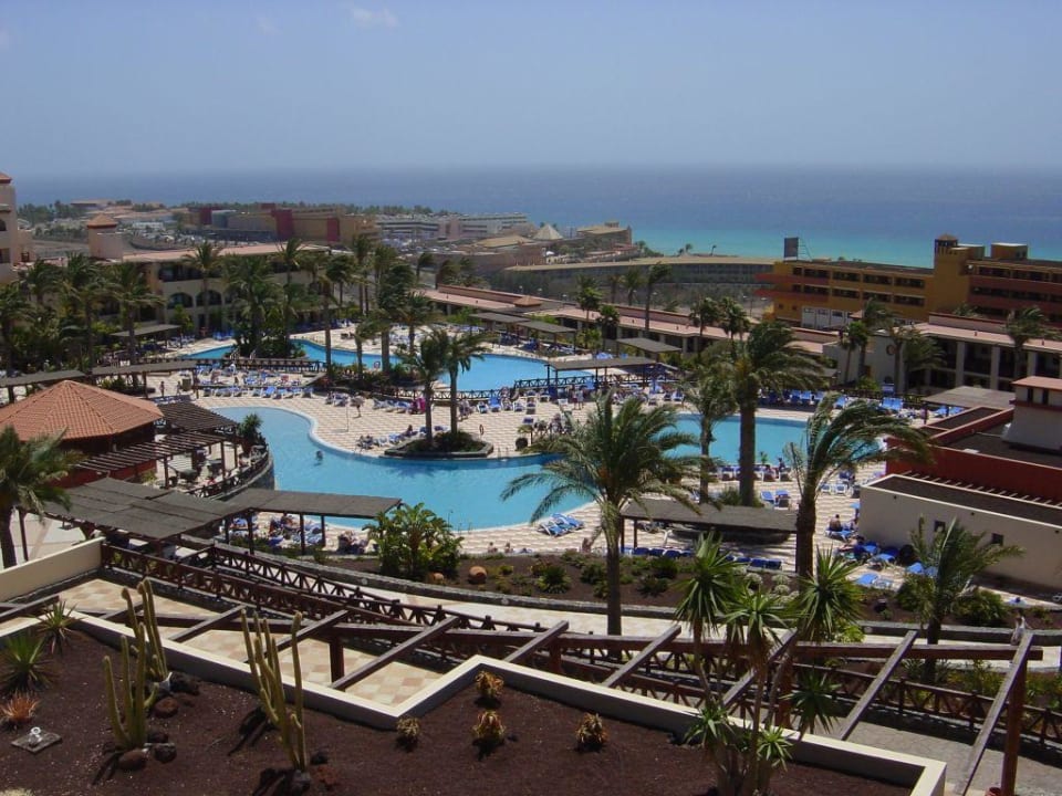 Pool vom Hauptgebäude aus Occidental Jandía Mar