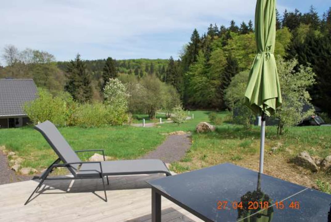 Gartenanlage Ferienhaus Lichtung