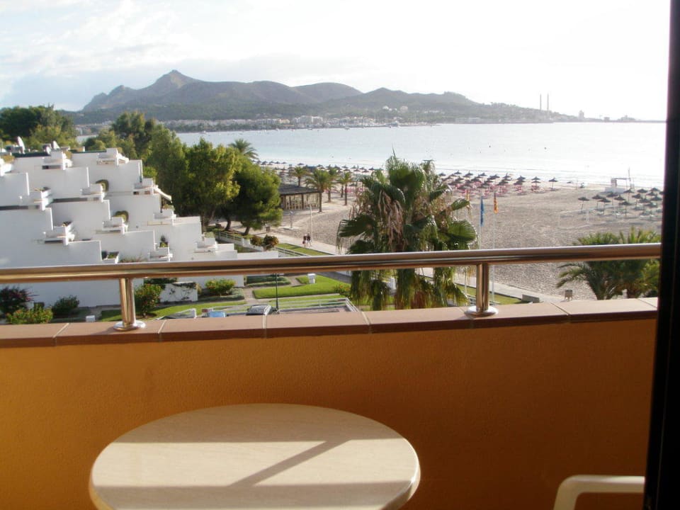 Ausblick vom Balkon Aparthotel Paraiso De Alcudia