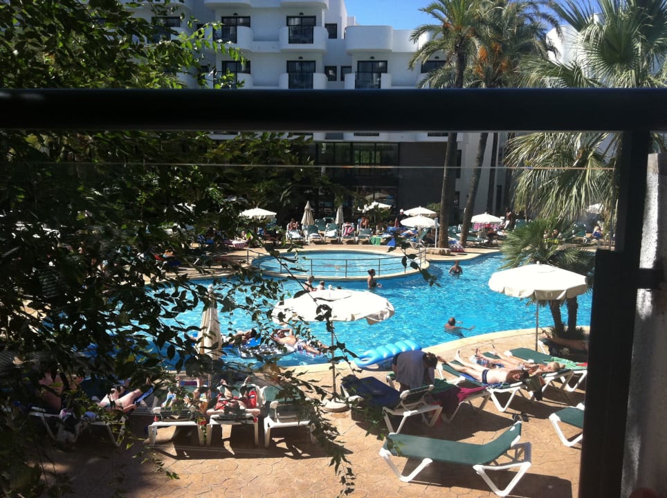 Vom Balkon aus Protur Palmeras Playa Aparthotel