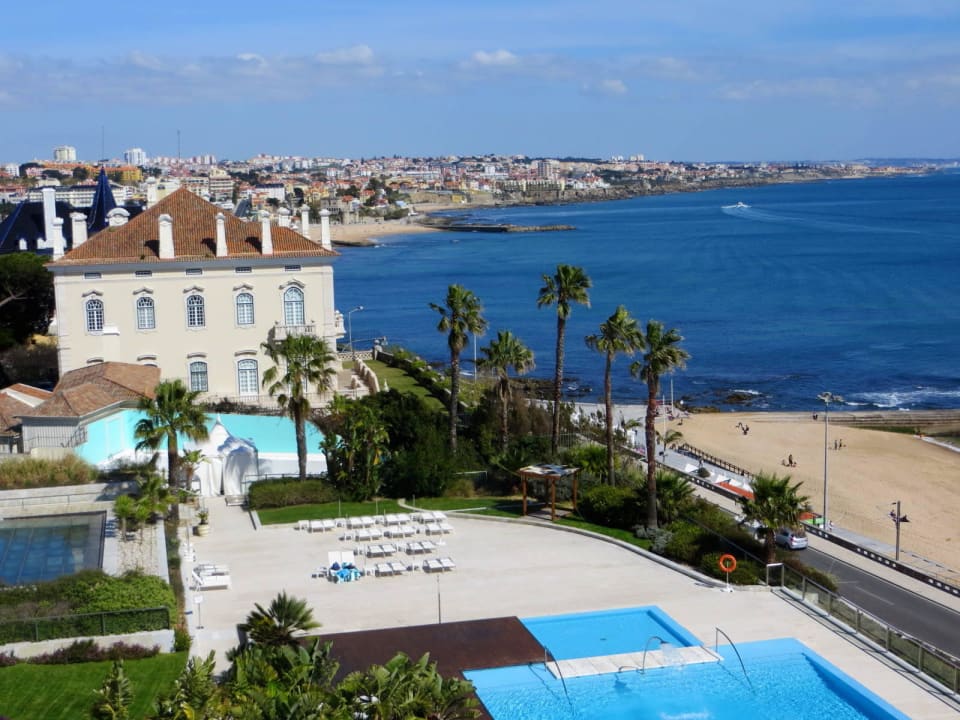 Blick vom Balkon Hotel Cascais Miragem