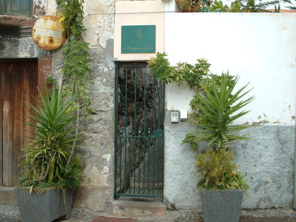 Der Hintereingang Hotel Albergaria Dias