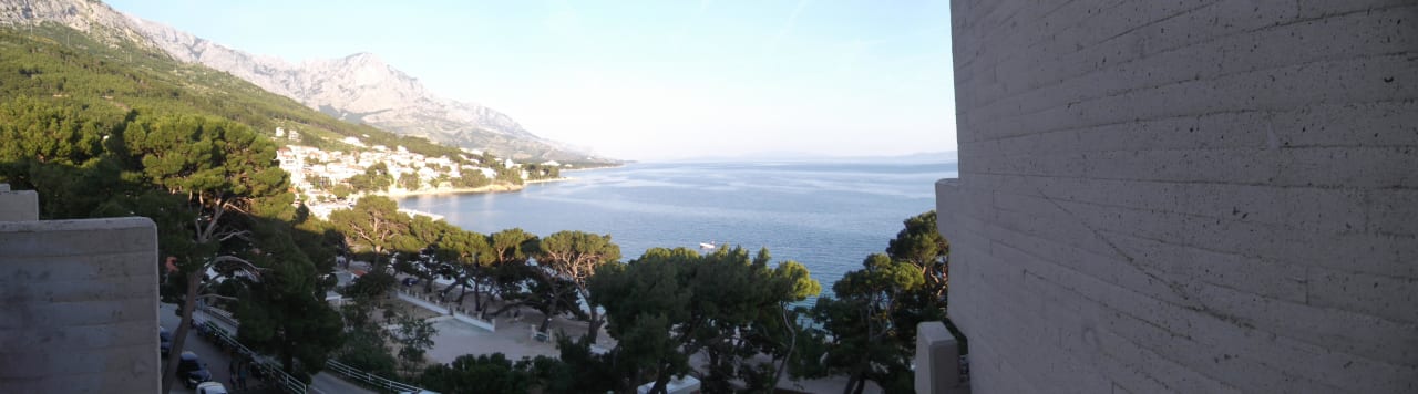 Blick nach Brela Bluesun Hotel Soline