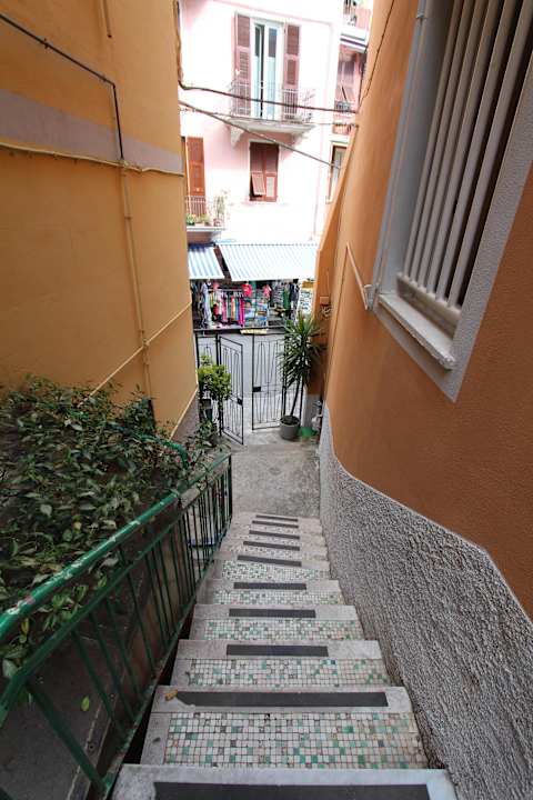 Treppe Richtung Straße Ca' de Gianchi Rooms and Apartment