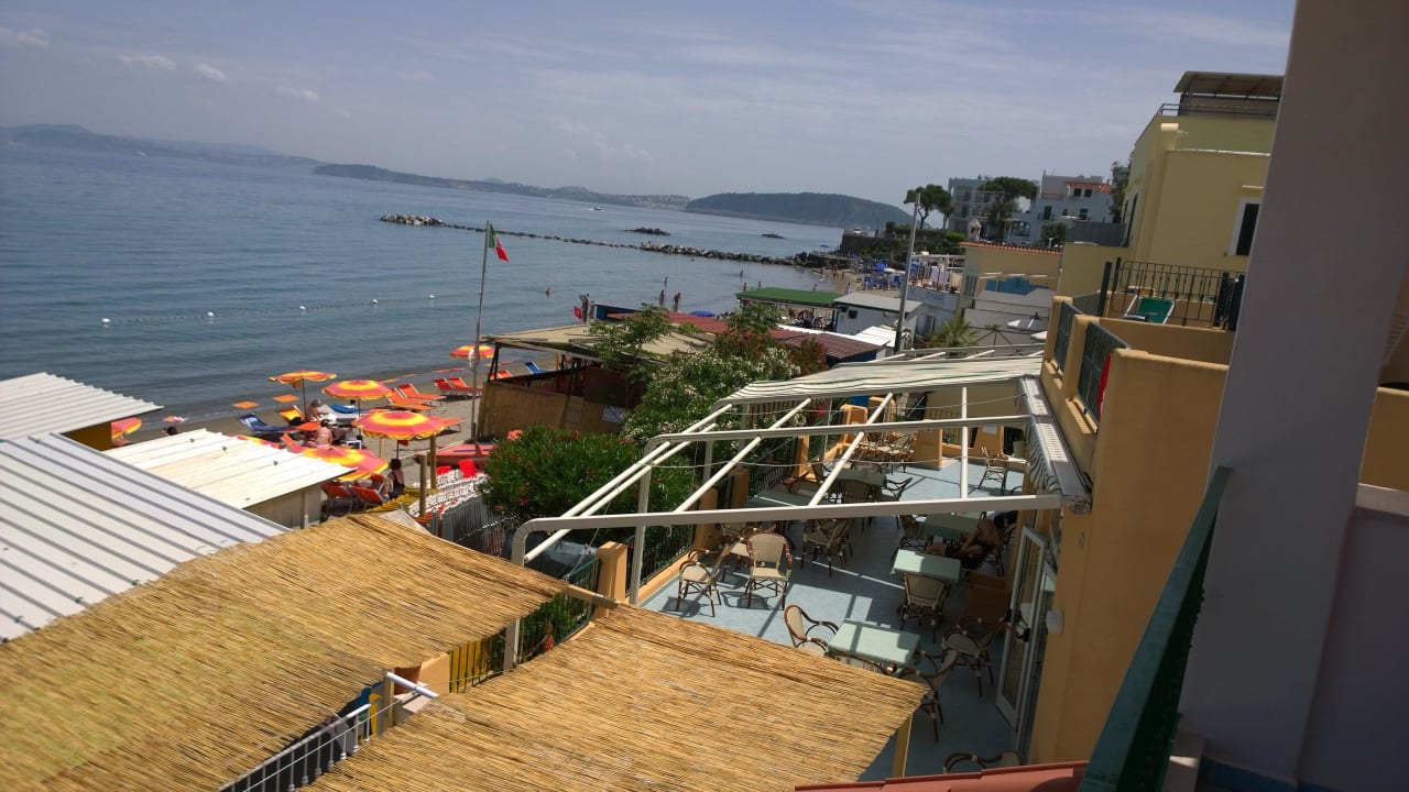 Blick vom Balkon Hotel Solemar Terme