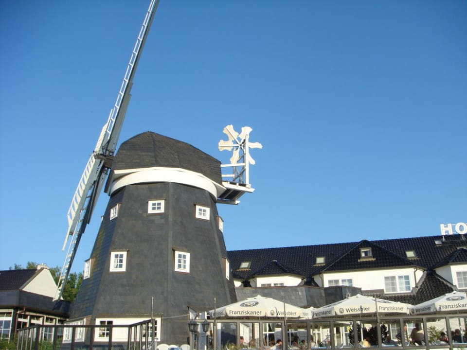 Noch mal Außenansicht Hotel Pommern Mühle