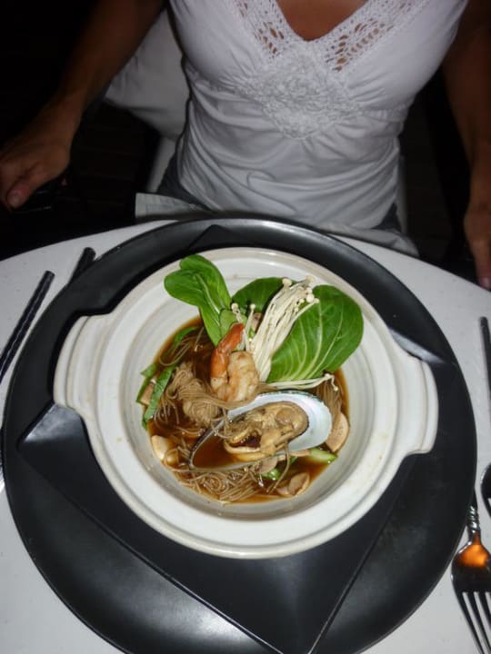 Essen im Muraka Mirihi Island Resort