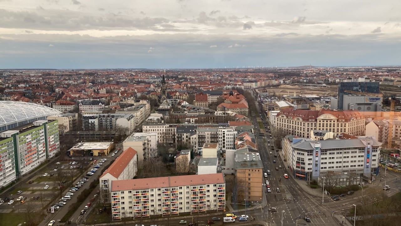 Ausblick Hotel The Westin Leipzig