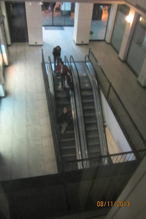 Die Rolltreppe zur Rezeption Hotel Beyaz Saray