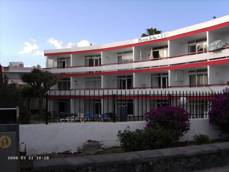 Blick von der Strandpromenade Apartments Arco Iris