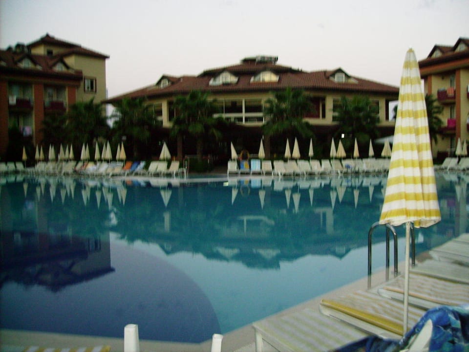 Blick aufs Restaurant Hotel Orfeus Park