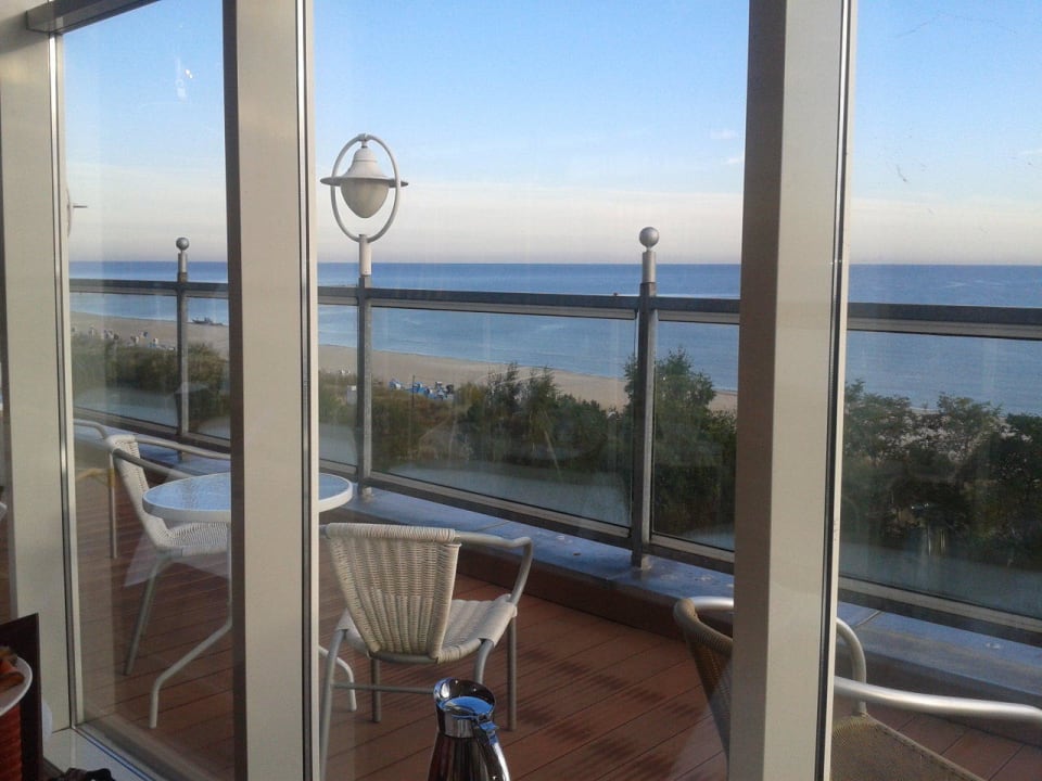 Dachterrasse Panoramarestaurant Blick auf die Ostsee Strandhotel Ahlbeck