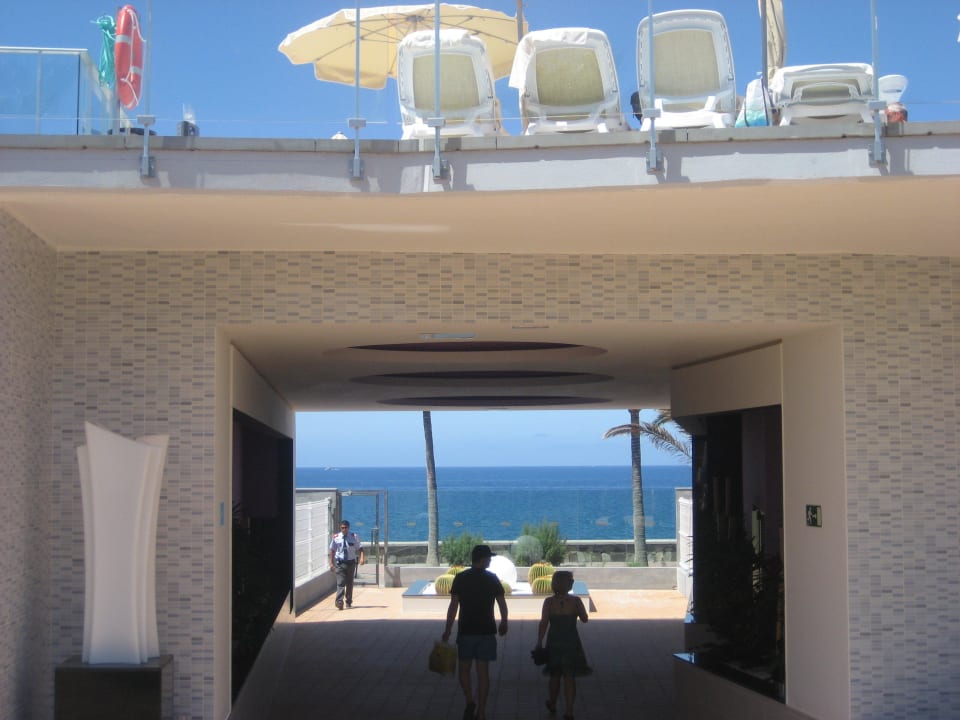 Ausgang zur Promenade Hotel Riu Gran Canaria