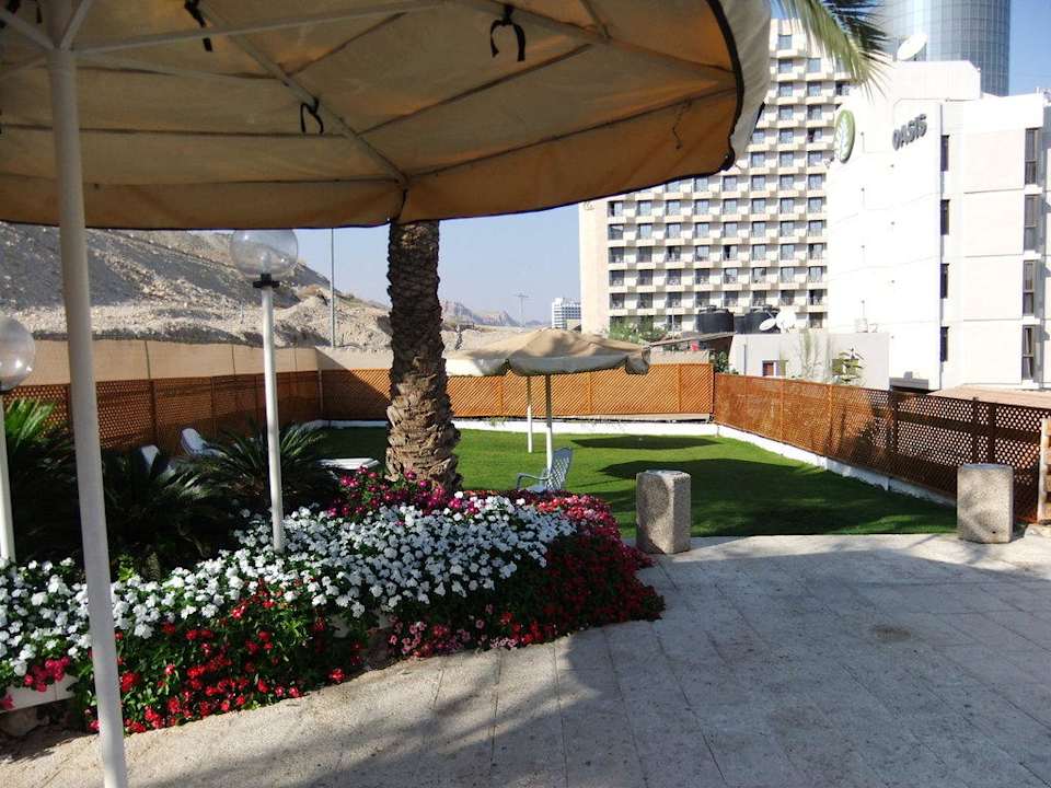 Lounge by the pool Hotel Oasis Dead Sea