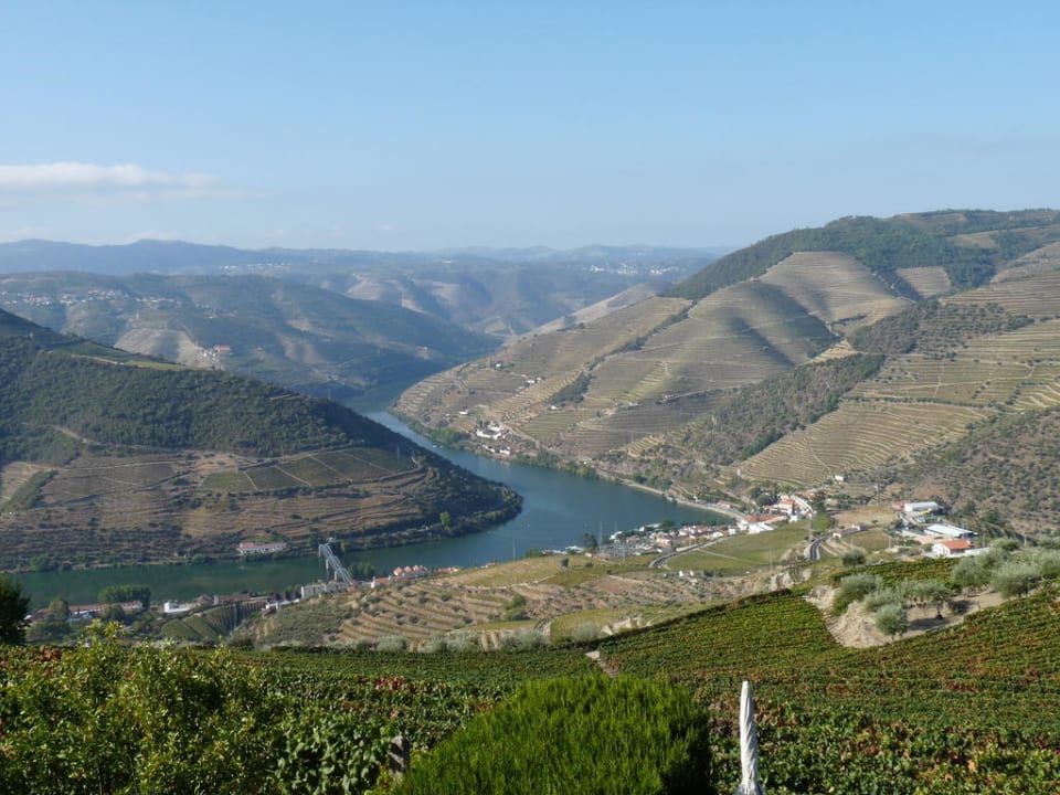 Blick von der Casa in Loivos aufs Dourotal Hotel Casa de Casal de Loivos
