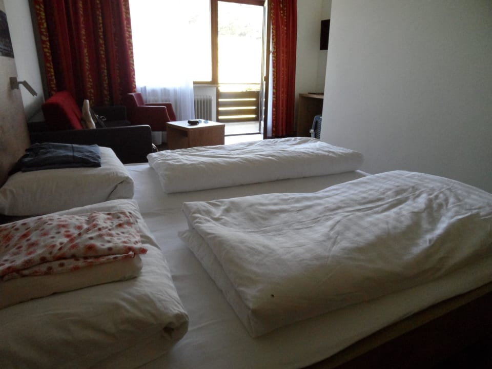 Blick vom Zimmer Richtung Balkon Hotel Seiseralm & Hof