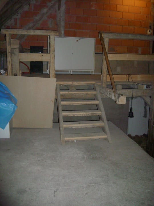 Nun noch eine zweite Treppe Ferienwohnung An der Mühle 10