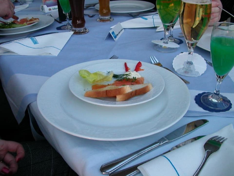 " Ein Hauch von Lachs an Toastbrot" Wittenbeck Resort
