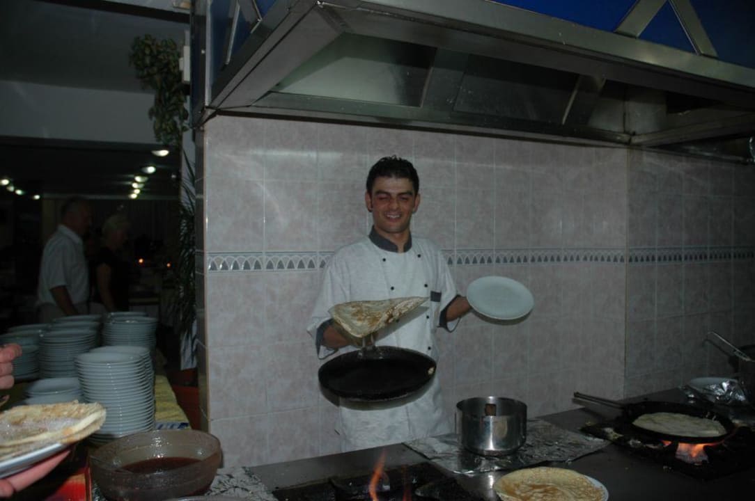 Zum Abendbrot ;ein Pfannekuchen einfach ein Muss! Club Sidelya Hotel