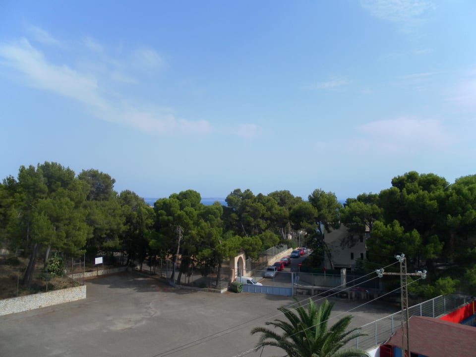 Ausblick aus unserem Zimmer im 4. Stock.  BQ Belvedere Hotel