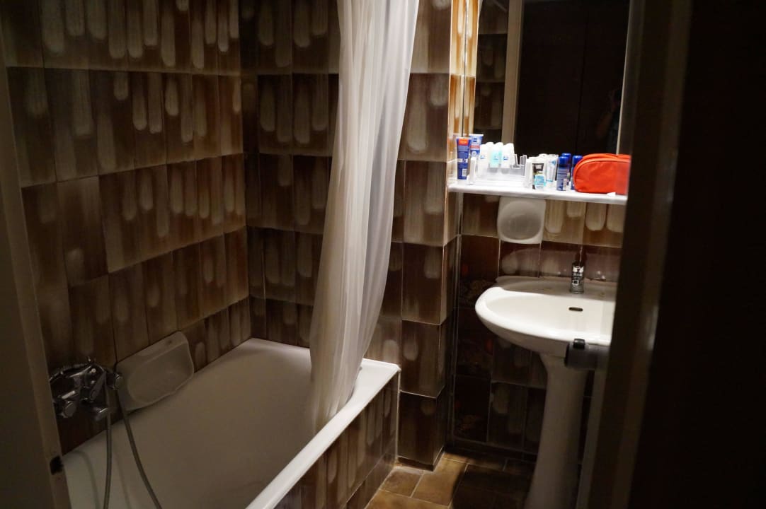 Bad - Zimmer 411 Ibiscus Hotel Rhodos