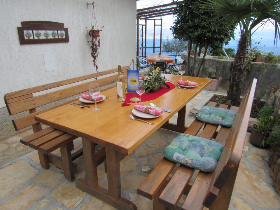 Terrasse mit schönen Panoramablick Villa More Lovran / Opatija