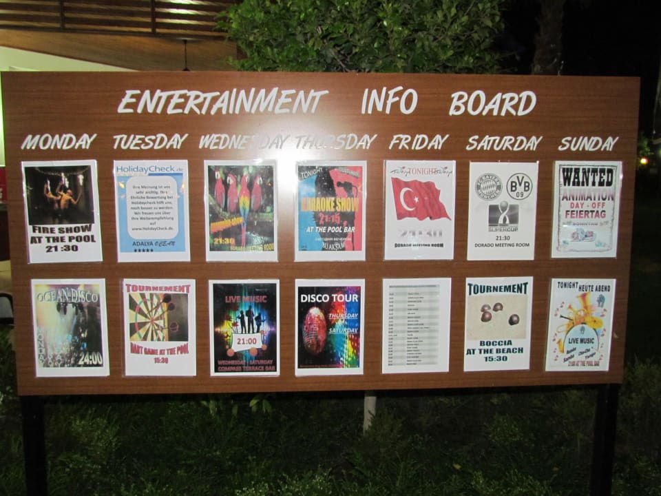 Animačné programy Adalya Ocean Deluxe