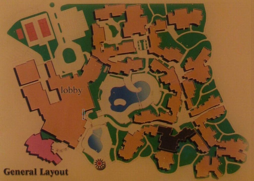 Lageplan des Hotels Steigenberger Coraya Beach - Adults only