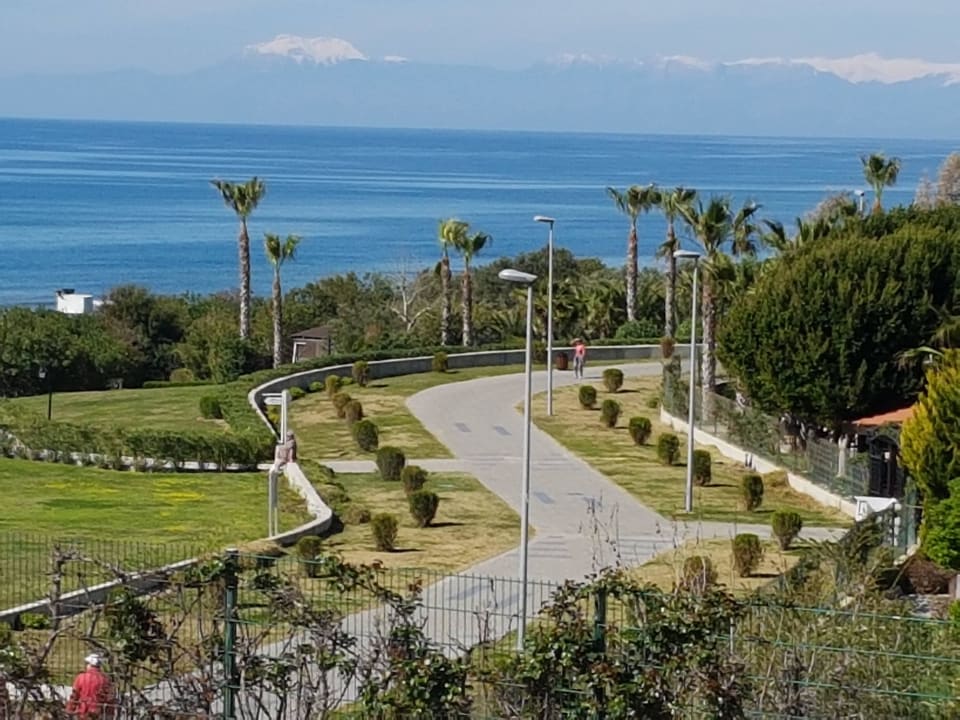 Blick von der Poolbar  Alba Queen Hotel
