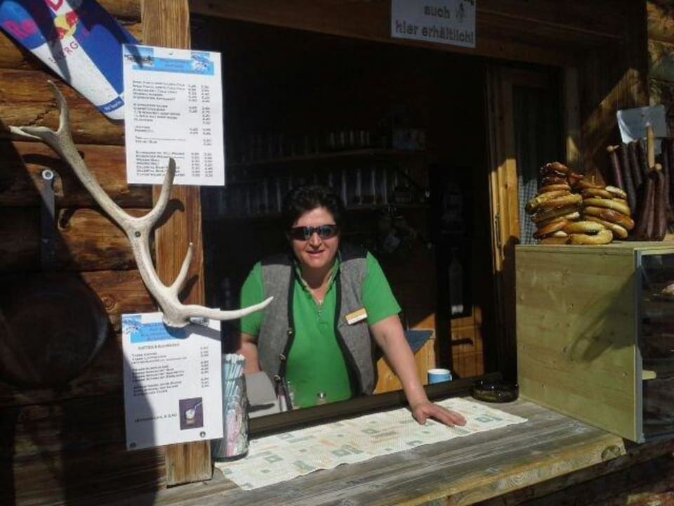 In unserer Außenbar verdurstet man nicht Kaltenbacher Skihütte