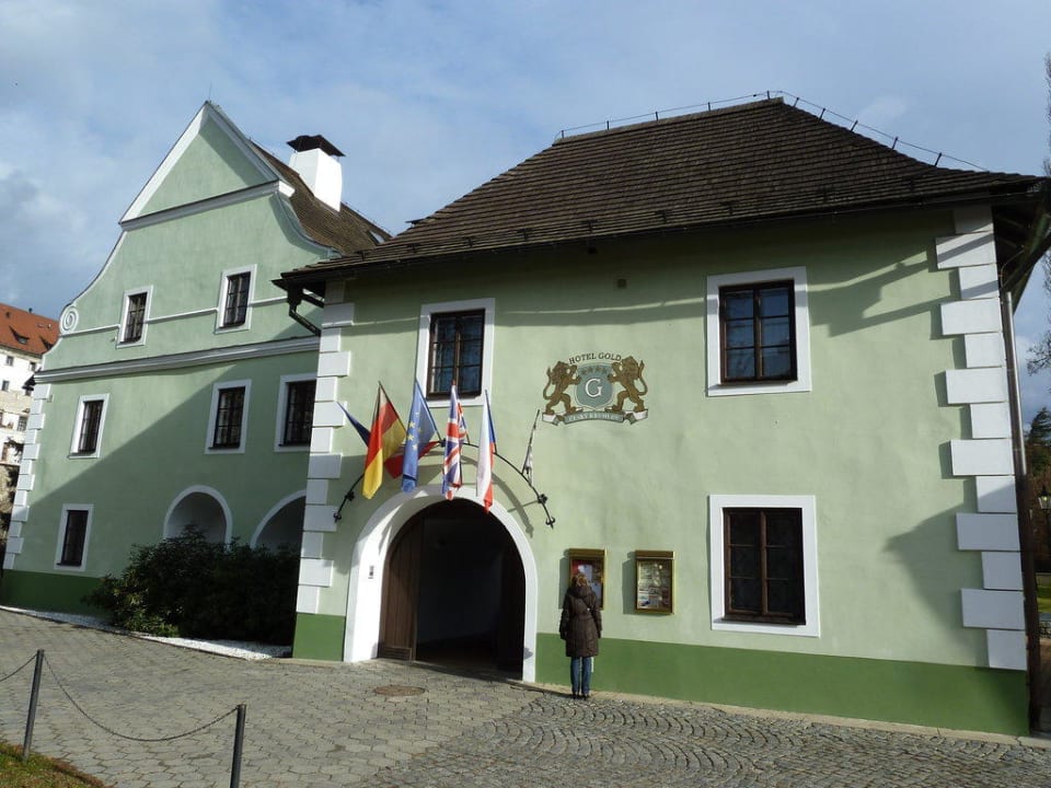 Hoteleingang Hotel Gold