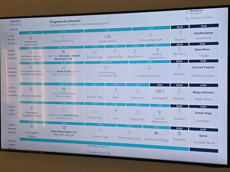 Sport & Freizeit Hipotels Flamenco