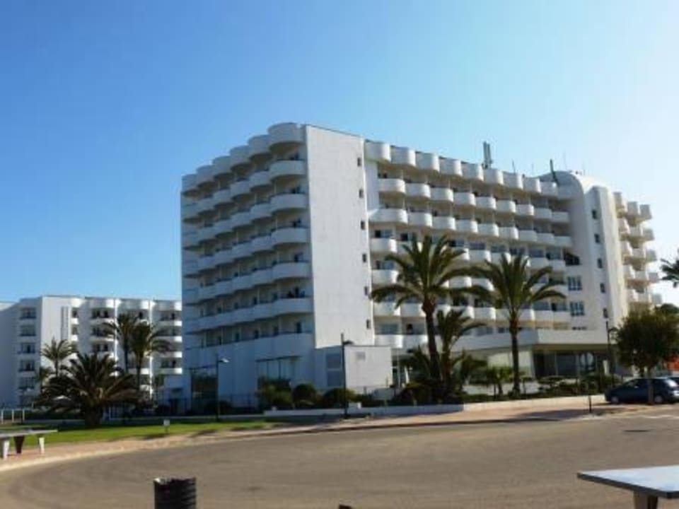 Hotelansicht vom Strand Hipotels Hipocampo Playa